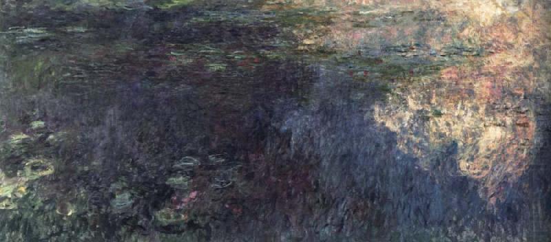 waterlilies the clouds, Claude Monet